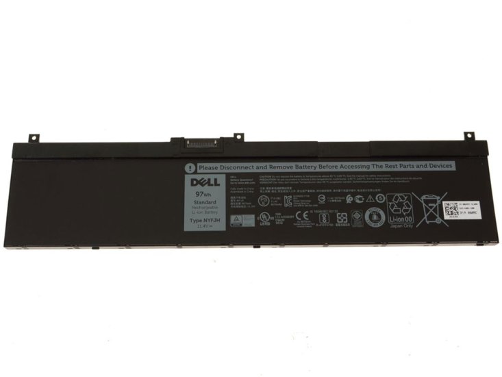 Original Dell 0NYFJH NYFJH 0WMRC Battery 97Wh - Click Image to Close