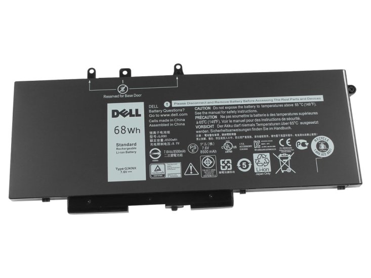 Original 8500mAh 68Wh 4 Cell Dell Latitude 14 5480 P72G001 Battery - Click Image to Close