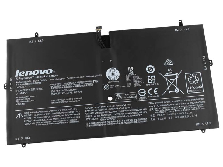 5900mAh 44Whr Lenovo IdeaPad Yoga 3 Pro Yoga 3 Pro-1370 Battery - Click Image to Close