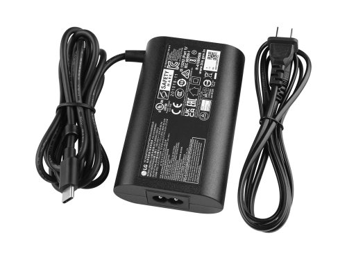 Original 65W USB-C Charger LG Gram 14T90R-K.AAB6U1 AC Adapter + Cable