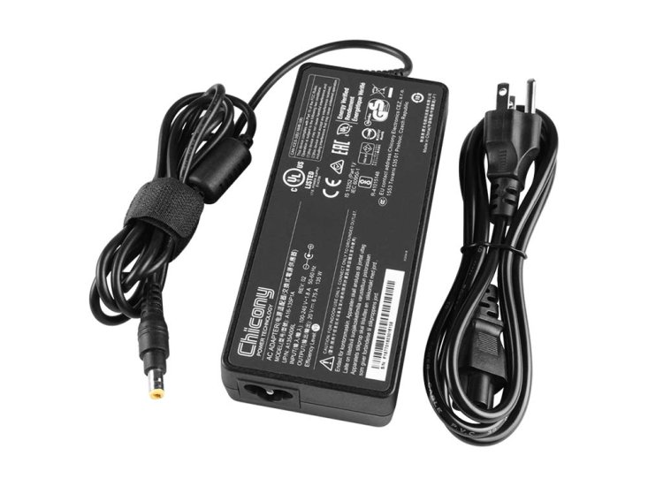 Original 135W Charger Sager NP7879JQ NP7879KQ AC Adapter + Cable - Click Image to Close