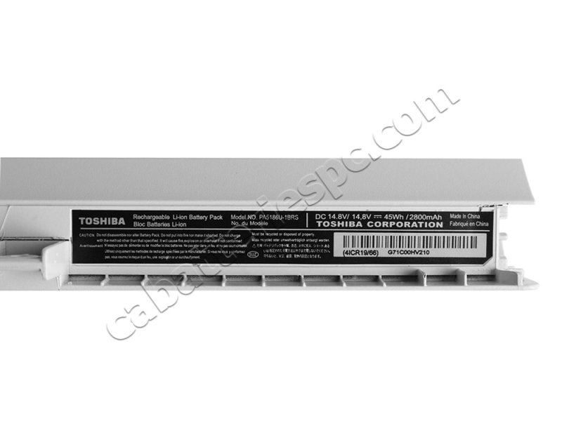 45Wh Toshiba Satellite C55D-B5214 C55D-B5212 Battery White