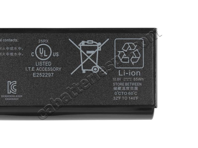 Original 6 Cell 55Whr 5200mAh HP EliteBook 8470p Battery