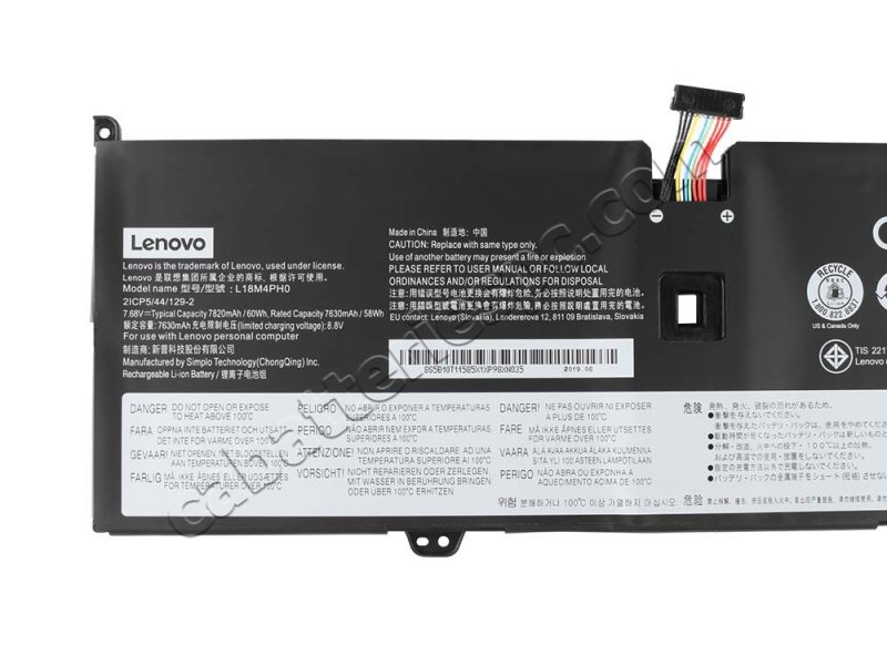 Original Battery Lenovo Yoga C940 14 7820mAh 60Wh 10Lines