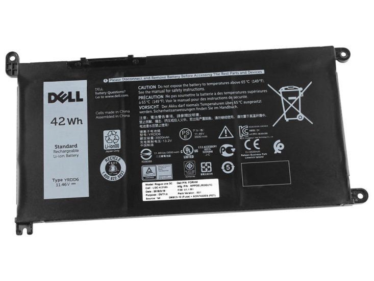 Original Dell YRDD6 Battery 42Wh - Click Image to Close