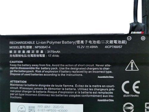 Original Battery Clevo NP70SNC NP70SND NP70SNE 3175mAh 49Wh