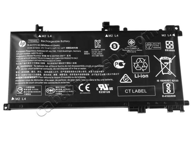 Original 4112mAh 63.3Wh HP TE04XL 905175-271 905175-2C1 Battery