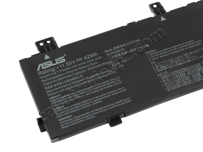 Original Battery Asus VivoBook S15 S532FA S532F 42Wh