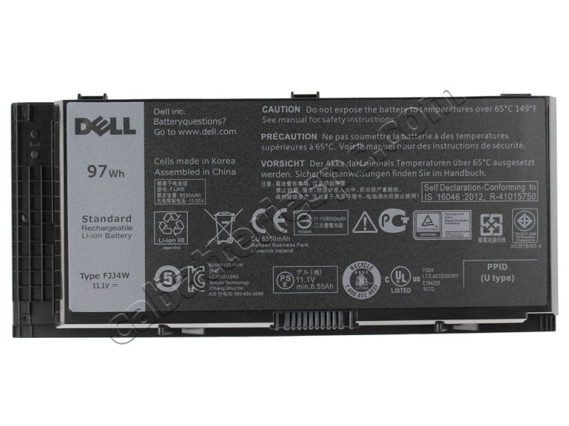 97Wh 9Cell Dell FJJ4W Battery