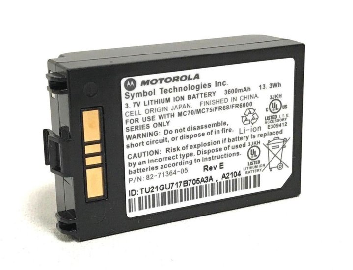 Original 3600mAh 13.3Wh Motorola 82-71364-03 82-71364-05 Battery - Click Image to Close