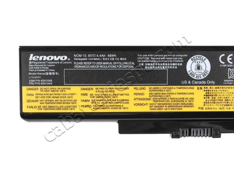 Battery Lenovo 45N1725 5600mah 6-Cell