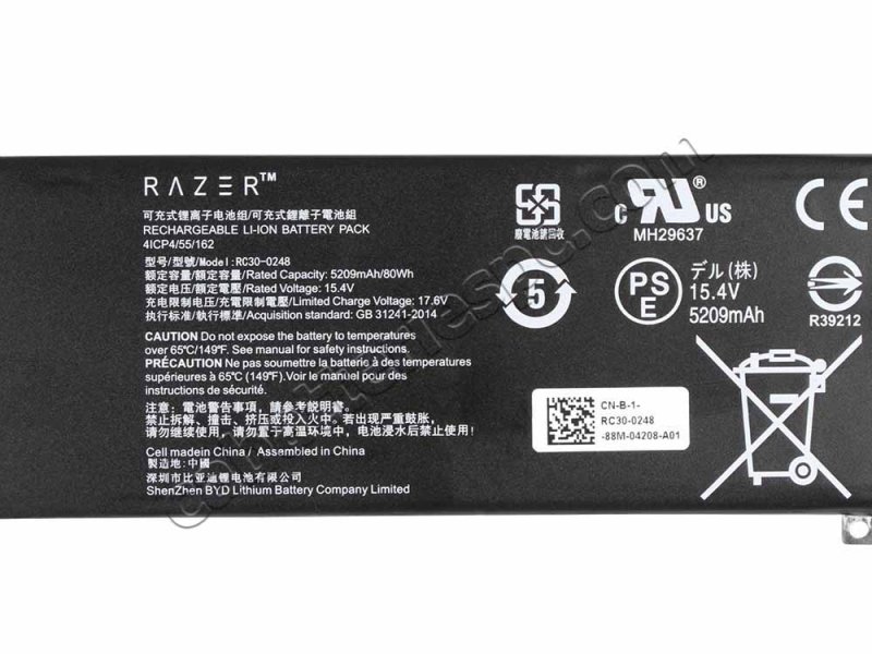 Original Battery Razer RC30-0248 5209mAh 80Wh