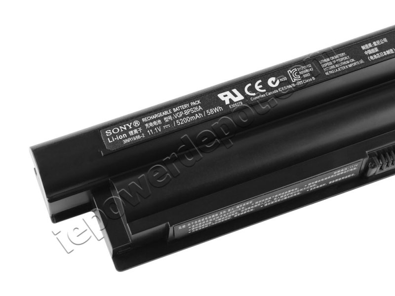 Original Battery Sony VGP-BPS26A VGP-BPS26 VGP-BPL26 44Wh