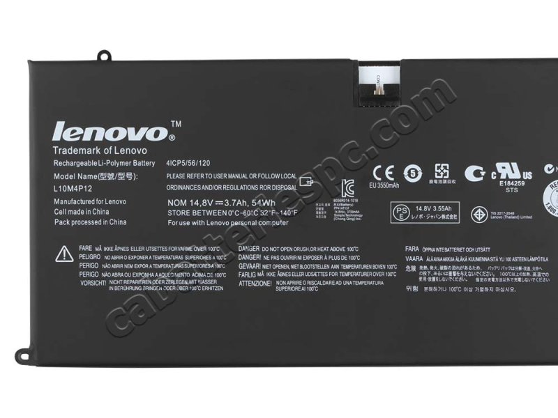 54Wh Lenovo IdeaPad P500 U300 U300s U400 Z400 Z500 Battery