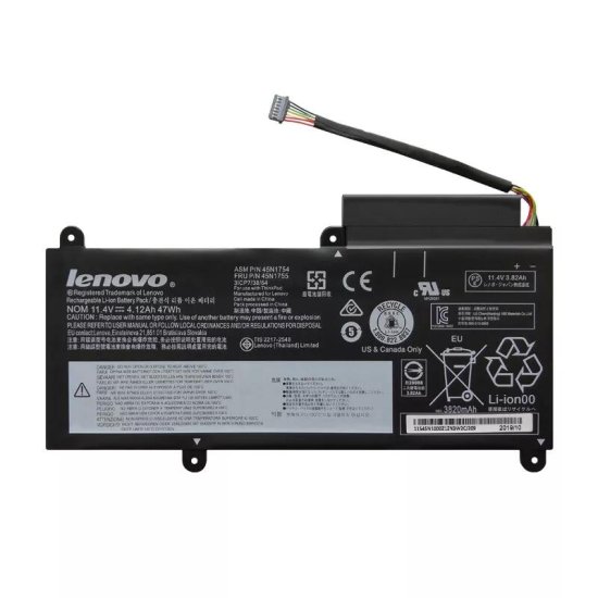 Original 4120mAh 47Wh 6 Cell Lenovo 45N1756 45N1757 Battery - Click Image to Close