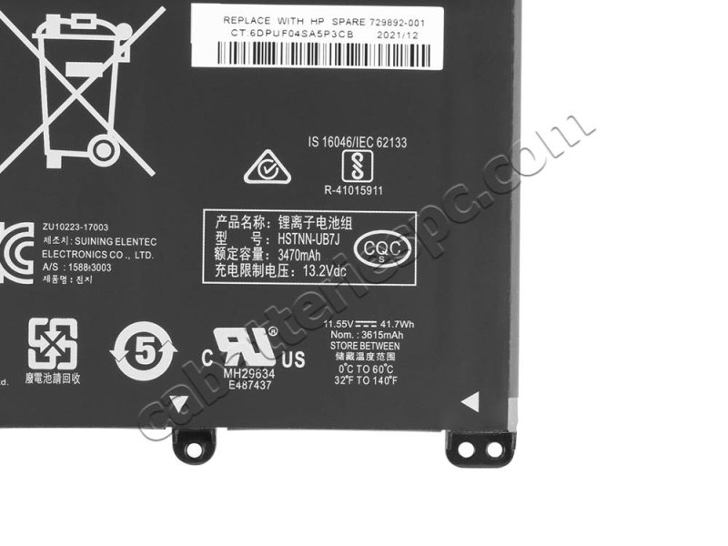 Original 3630mAh 41.9Wh HP TF03XL HSTNN-LB7X HSTNN-LB7J Battery