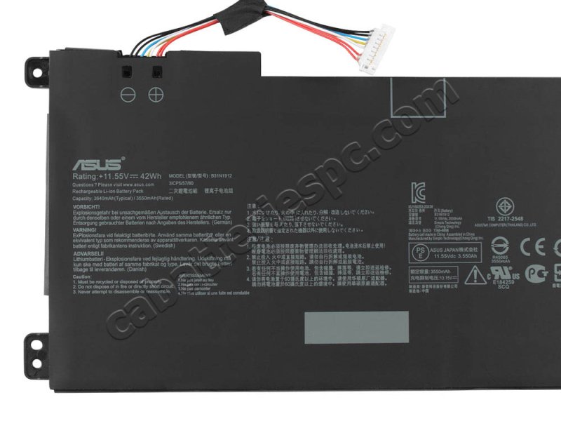 Original Battery Asus B31N1912 0B200-03680200 3640mAh 42Wh