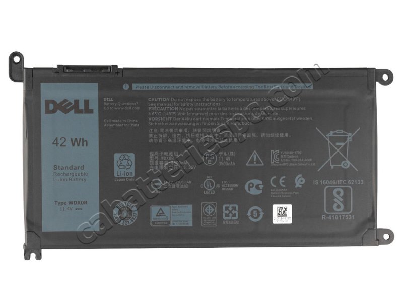 Original 3500mAh 42Wh 4 Cell Dell WDX0R Battery