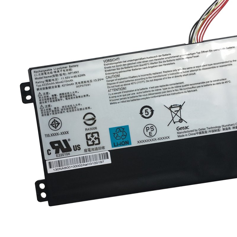 Battery Getac NP14N1 4210mAh 48.62Wh