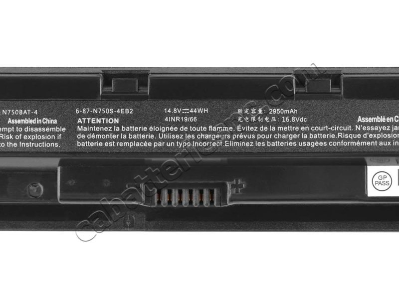 Original Battery Clevo N751GU N751HU N751WG 2950mAh 44Wh