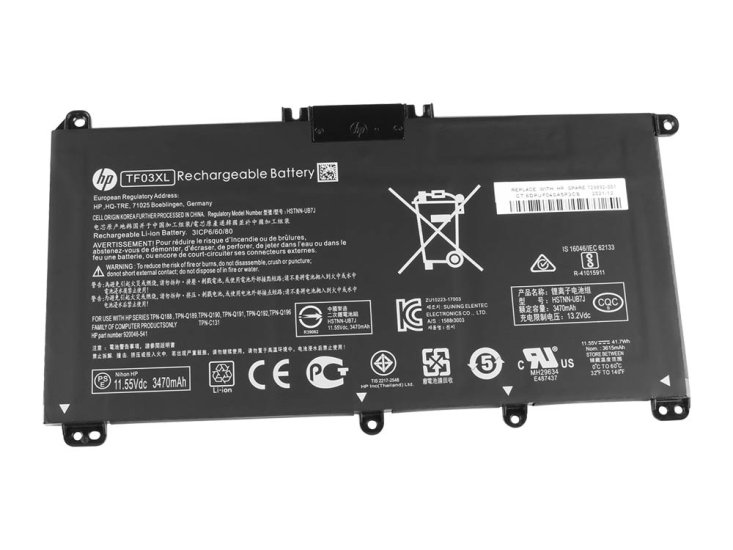 Original 3630mAh 41.9Wh HP TF03XL HSTNN-LB7X HSTNN-LB7J Battery - Click Image to Close