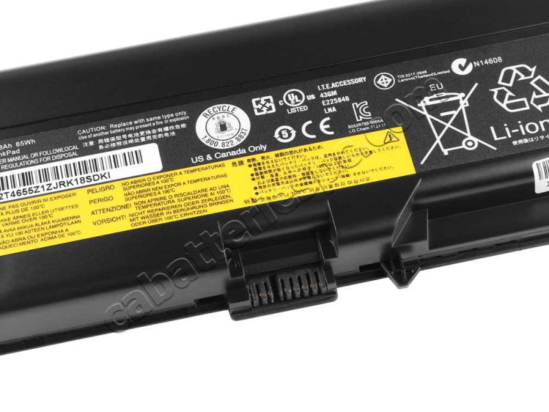 Original Battery Lenovo ThinkPad T520 T510 8400mAh 94Wh