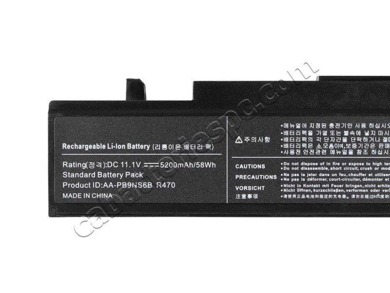 Battery Samsung AA-PB9NC6B AA-PB9NS6B 5200mAh 58Wh