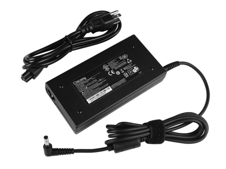 Original 120W Charger Sager NP6854 NP6855 NP6875 AC Adapter + Cable - Click Image to Close