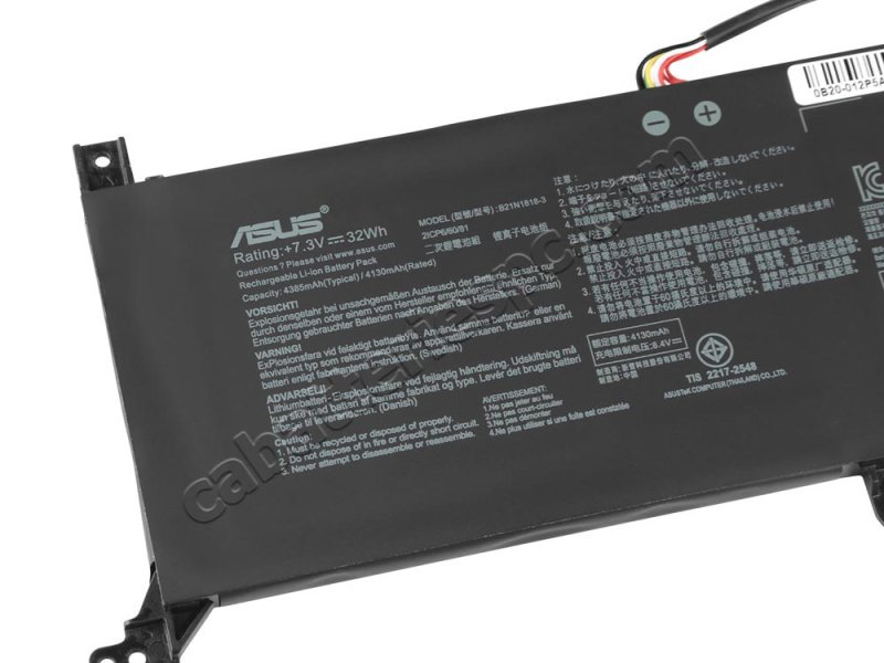 Original Battery Asus B21N1818-1 B21N1818-2 32Wh