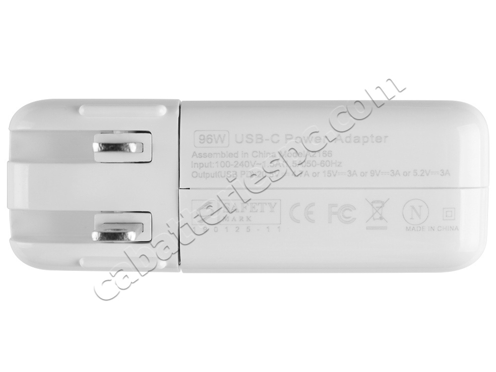 96W USB-C to MagSafe 3 PD Charger Apple A2166 AC Adapter