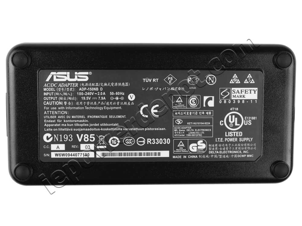 150W Asus Eee PC Top ET2701INKI-B009C AC Adapter Charger Power Supply