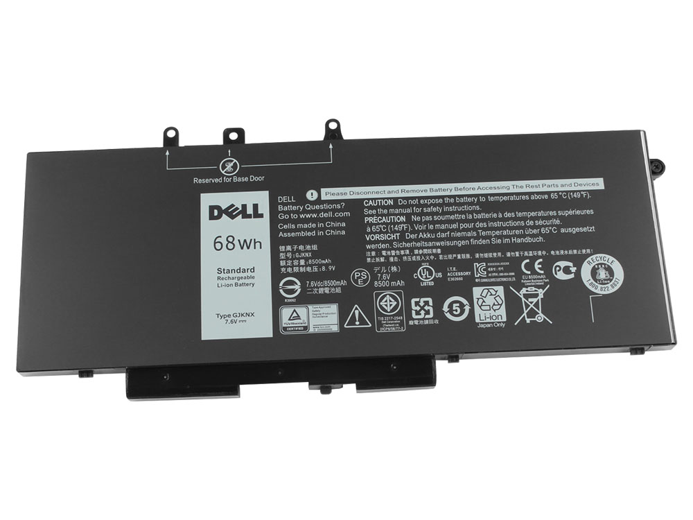 Original 8500mAh 68Wh 4 Cell Dell Latitude 14 5480 P72G001 Battery