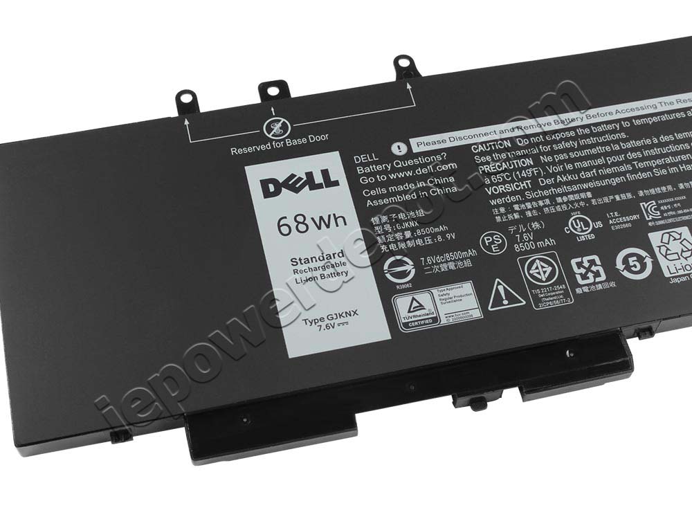 Original 8500mAh 68Wh 4 Cell Dell Latitude 14 5480 P72G001 Battery