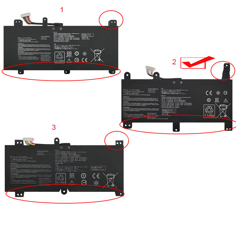 Original Battery Asus ROG Strix G17 G712LV 4335mAh 66Wh