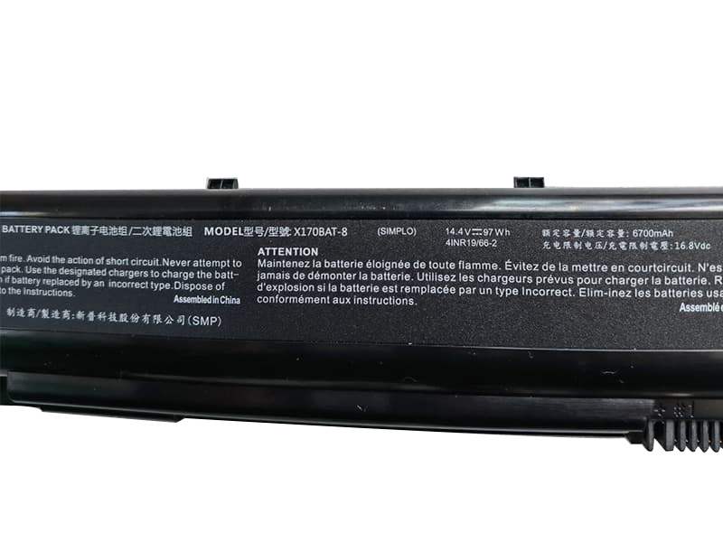 Battery Clevo X170SM-G X170KM-G 6700mAh 97Wh