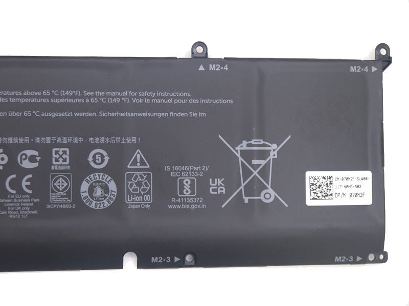 Original 7167mAh 86Wh Battery Dell 69KF2 70N2F M59JH