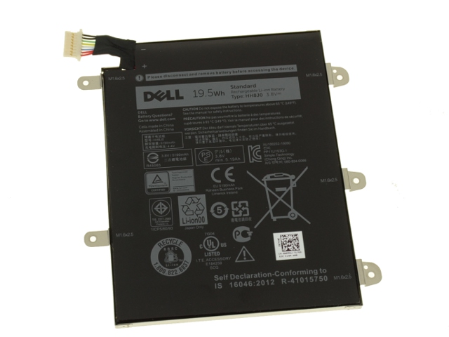 Original 19.5Wh 4-Cell Dell HH8J0 0HH8J0 WXR8J FDD57 Battery - Click Image to Close