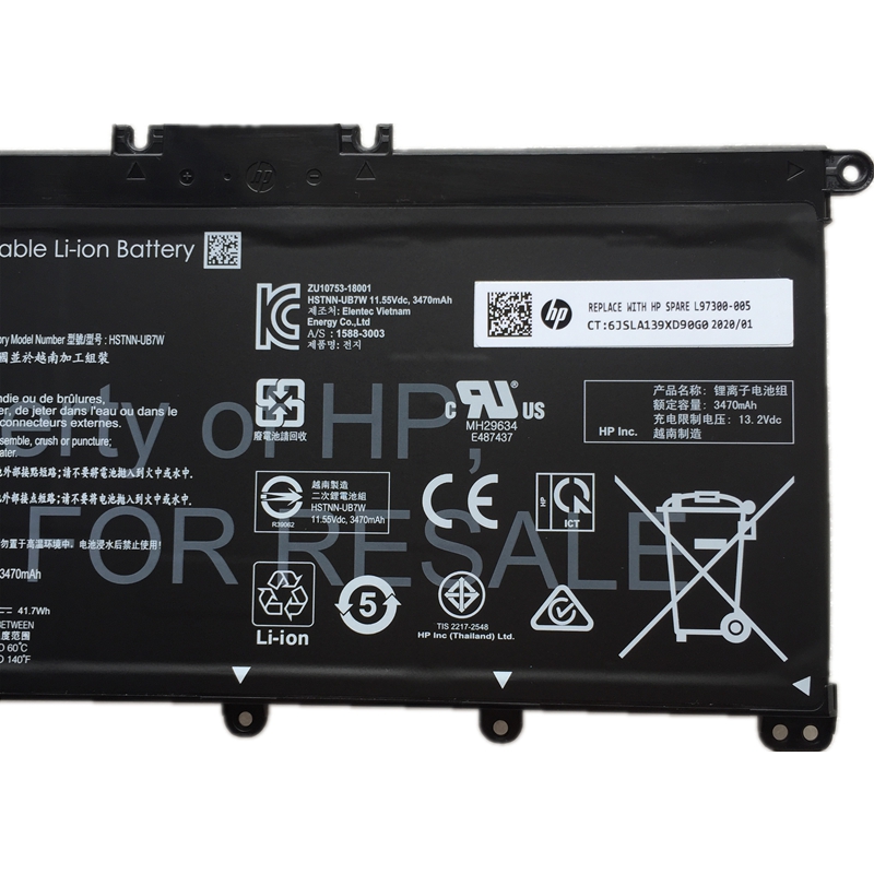 Original Battery HP HW03XL HSTNN-IB90 3440mAh 41.04Wh