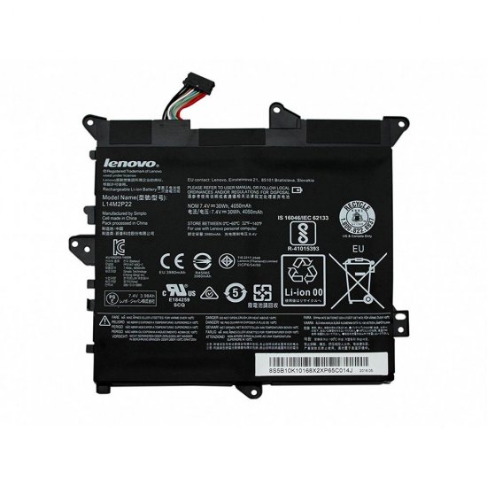 Original 30Wh 4050mAh 2 Cell Lenovo 5B10H09630 5B10H09632 Battery - Click Image to Close