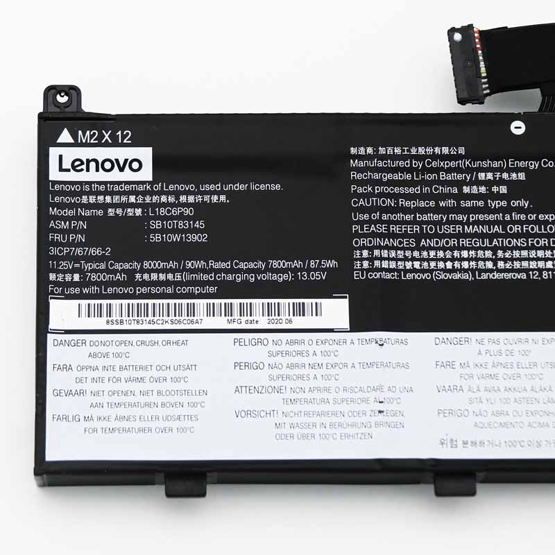 Original Battery Lenovo 5B10W13901 8000mAh 90Wh