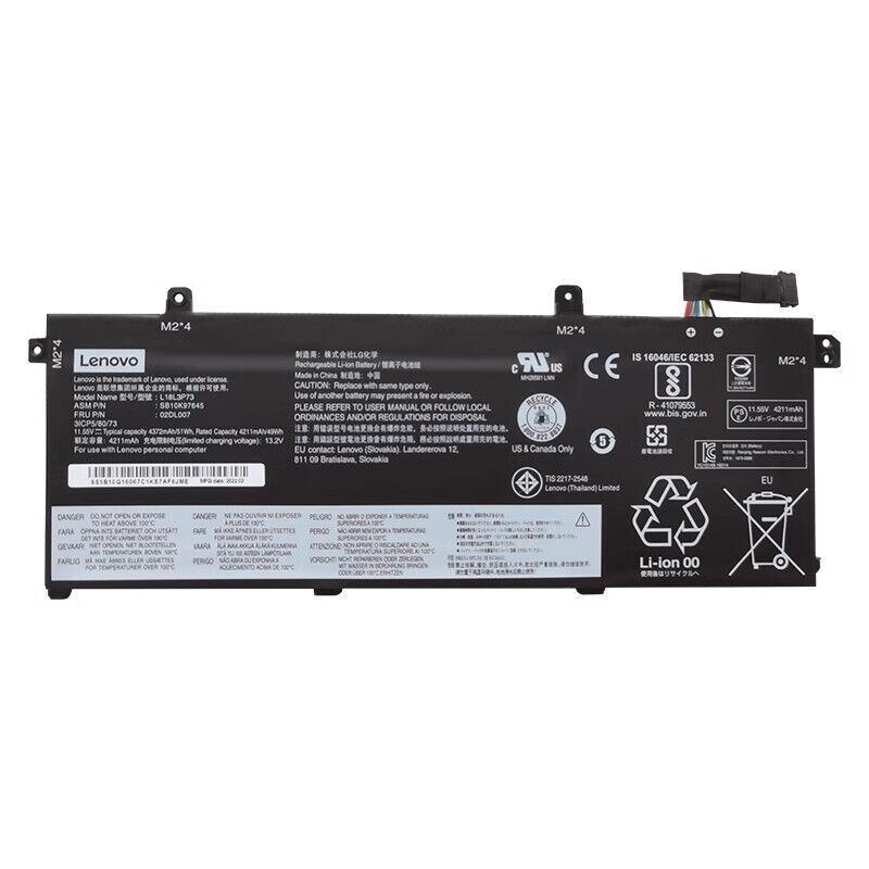 Original Battery Lenovo L18M3P73 L18S3P73 4372mAh 51Wh