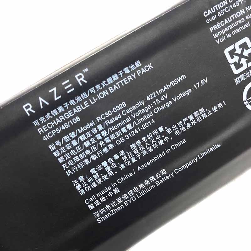 Original Battery Razer Blade 15 RZ09-03287E22-R341 4221mAh 65Wh