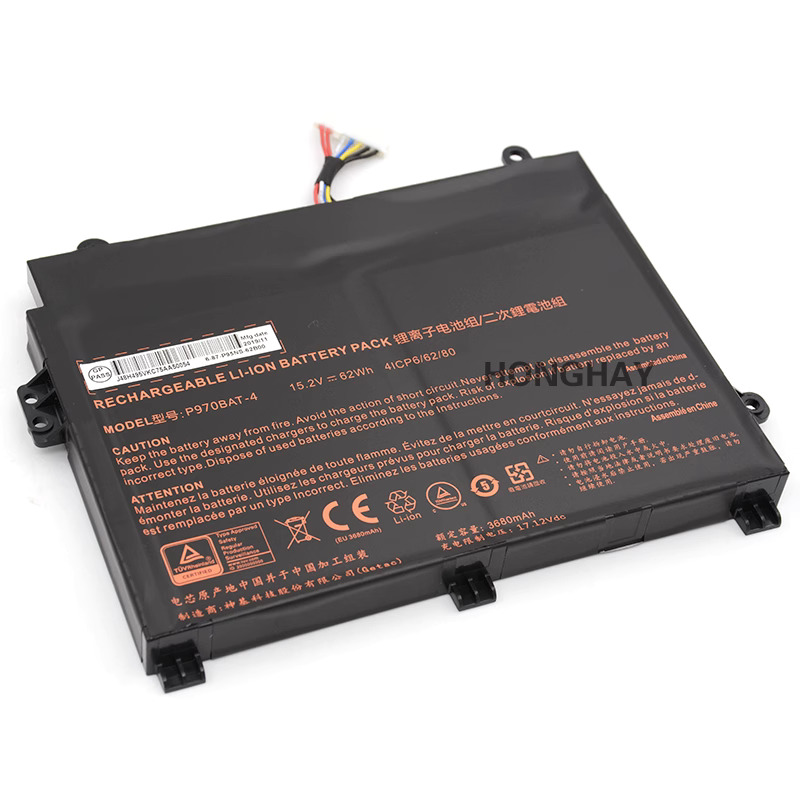 Original Battery Clevo P970RC P970RD P970RF 3680mAh 62Wh